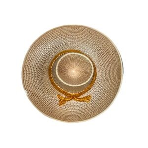 Whittier Pottery Sombrero Straw Hat Ceramic‎ Chip Dip Bowl USA WPO 86 VTG CHIP